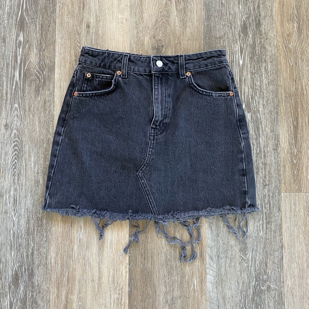 Topshop denim skirt